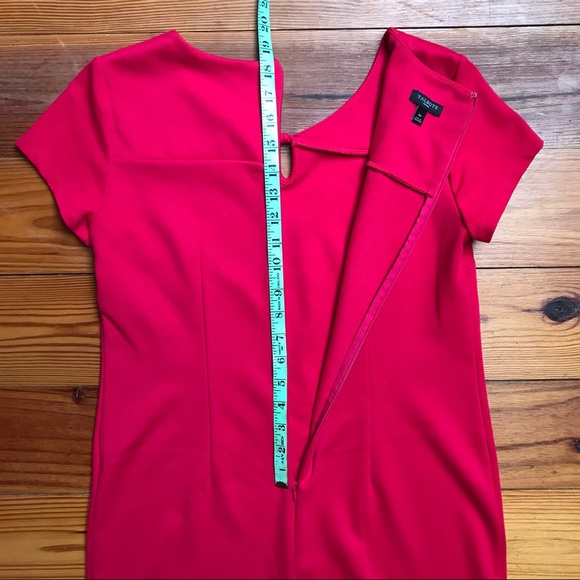 Talbots Red Sheath Dress, EUC, 4P - Picture 14 of 15